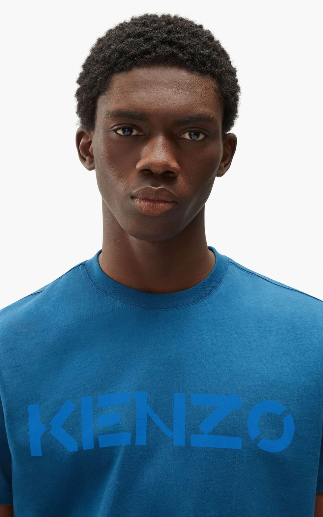 Kenzo Logo T-shirts Herre - Blå DK-153457